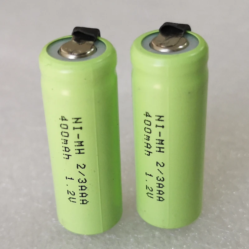 nimh pilha com solda guias pinos para diy led luz solar