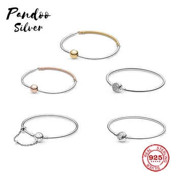 

Fashion Charm Original Copy Bracelet, Adjustable Charm Bracelet Safety Chains Diy Bead Bracelet Female Jewelry Gift With Logo