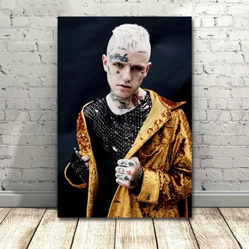 

Lil Peep Music Raper Canvas Painting Modern Decorative Wall Pictures For Living Room Posters and Prints Art No Frame