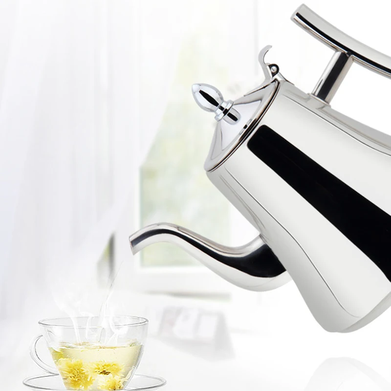 1.5L Stainless Steel Teapot Coffee Pot with Filter Kettle Home Hotel Bar Restaurant Stainless Steel Kettle Pot Induction Cooker 1.5L Stainless Steel Teapot Coffee Pot with Filter Kettle Home Hotel Bar Restaurant Stainless Steel Kettle Pot Induction Cooker