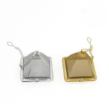 100 шт./лот, пирамида из нержавеющей стали, ситечко для заварки чая, свободный чайный горшок, фильтр для листьев, чайная посуда, аксессуары, DHL, SN2929