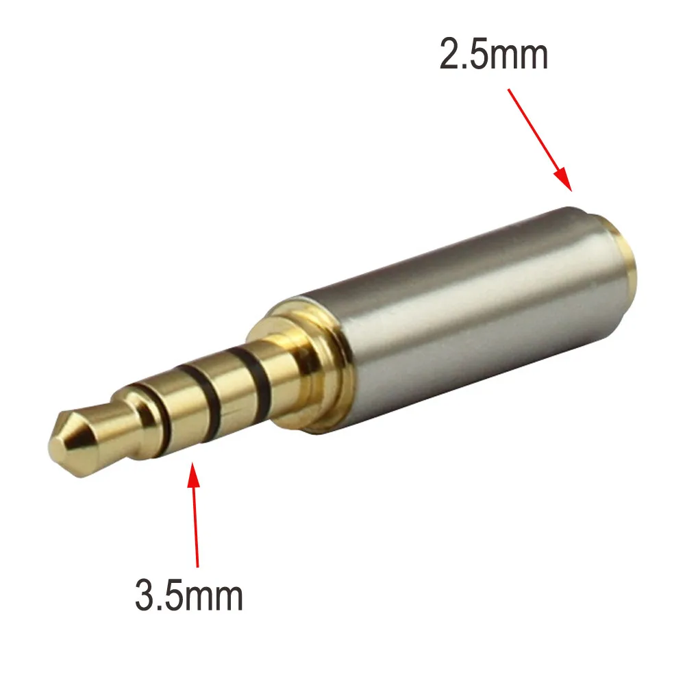 

3.5mm Male to 2.5mm Female Adapter Stereo Audio Headphone Jack Adapter Converter Quality Accessories For Mobile Phones
