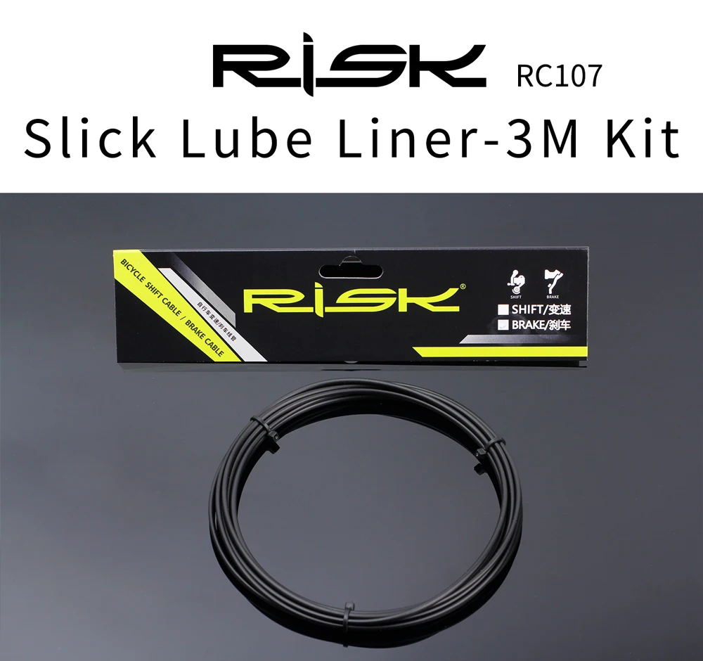 Риск 3 м велосипедный кабель катетер содержит масло для MTB дорожный велосипед Внутренний кабель маршрутизации тормозной кабель для переключения направляющий корпус для труб