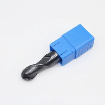 

1PC 12mm 2 Flute Ball Nose End Mill R6 D12X24LXD12X75L HRC45 Solid Carbide Coated Cone CNC Milling Cutter Engraving Grinding Bit