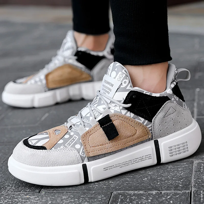 

Canvas shoes Mixed colors Lace-up Platform sneakers Large size 35-44 Designer shoes Rubber Non slip zapatos de mujer