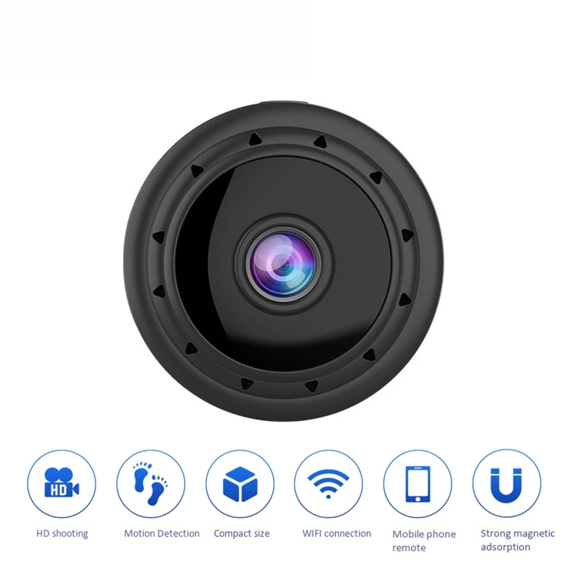 

HD Mini Camera WIFI Small Cam 1080P Night Vision Mini Camera Mobile Detection Sensor Secret Camera for TF Card