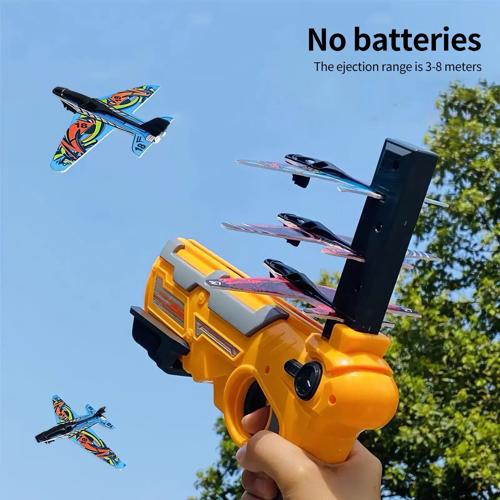Catapult Plane Foam Air Battle One-Click Ejection Model Launchers Toy Glider Outdoors Toys for Children Kid And Adult | Игрушки и хобби