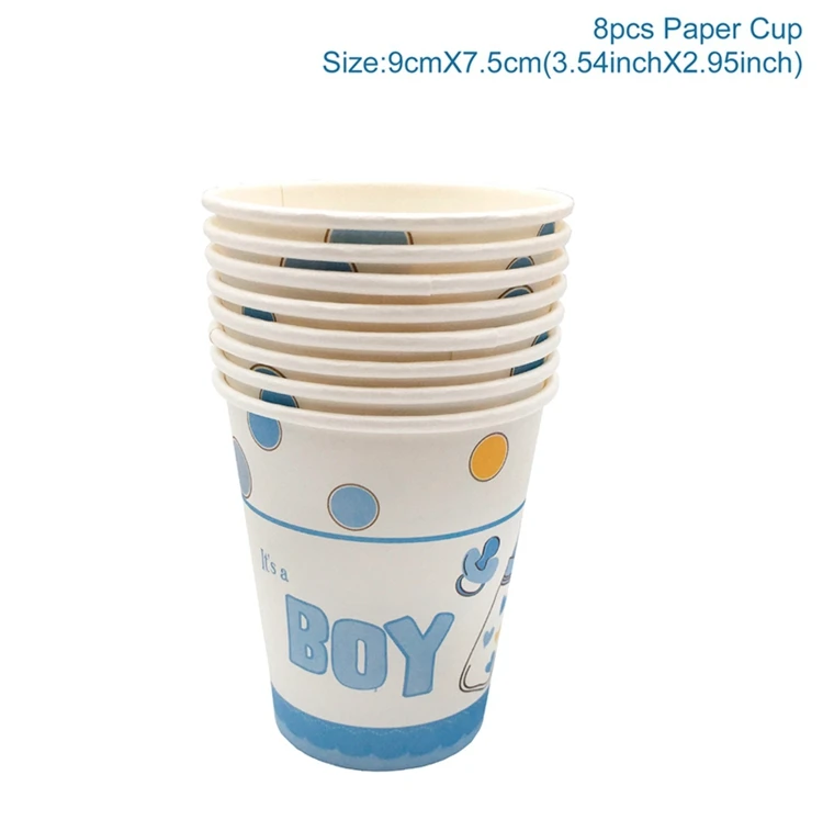 Paper Cup Huiran, 10 шт., детские советы по предсказанию, сувенир, игра для детского душа, украшение на крестины для мальчиков и девочек, декор для детского душа, сувениры для детского душа - Цвет: Paper Cup