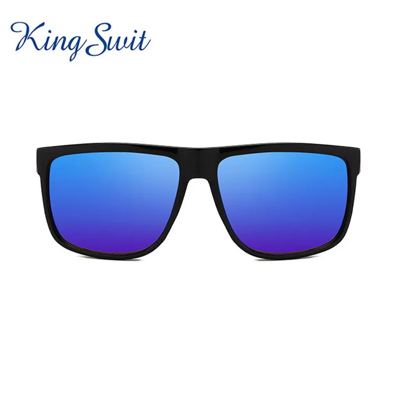 KingSwit Luxury Brand Design Big Size Sunglasses Women Bamboo Temple Eyewear Fashion Retro Man Sun Glasses UV400 S012