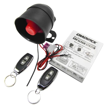 

Car Alarm Vehicle Security Keyless Entry System with 2pcs 4 Buttons Remote Contoller