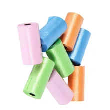 Портативный мешок для мусора детские подгузники оставить отходы ролл мешок дома на открытом воздухе пластиковые мусорные одноразовые мешки сумки, различных цветов