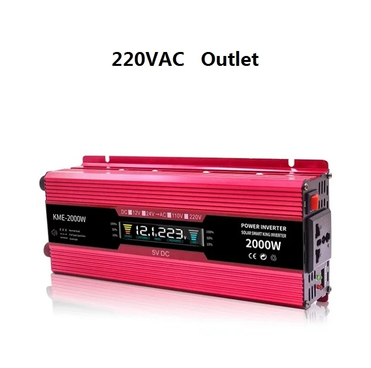 2000w чистый инвертор синуса 12 v/24 v 220v солнечный сеноидальная pura 2000w|Инверторы и
