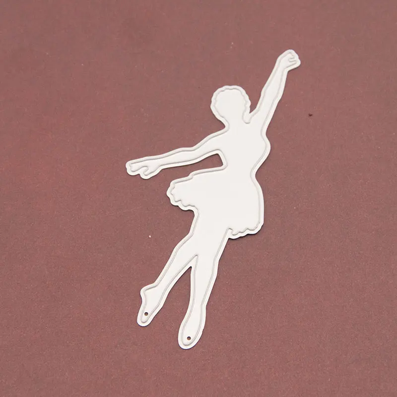 Высекальные штампы балерина металлическая крафт бумага штамп Скрапбукинг/DIY