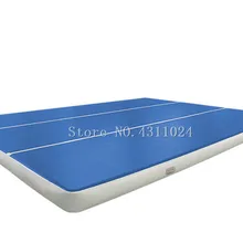 Высокое качество, голубой цвет, 14x2x0,2 м, розовый надувной воздушный трек, надувной трек для сушки, надувной воздушный трек для продажи