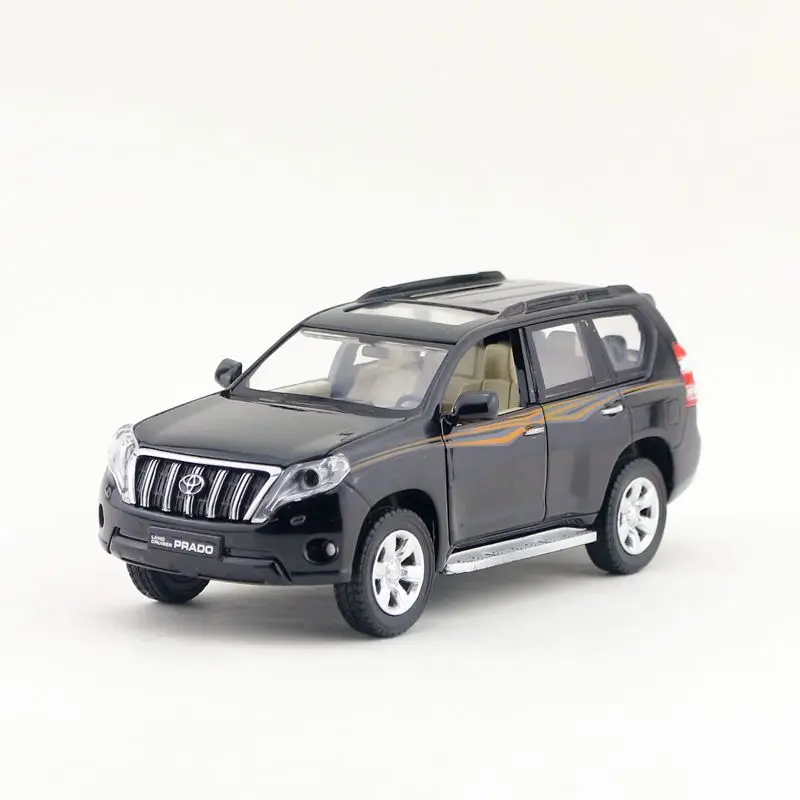 1:32 Toyota Land Cruiser Prado SUV Model Car Diecast Toy Vehicle Kid Black Sound 