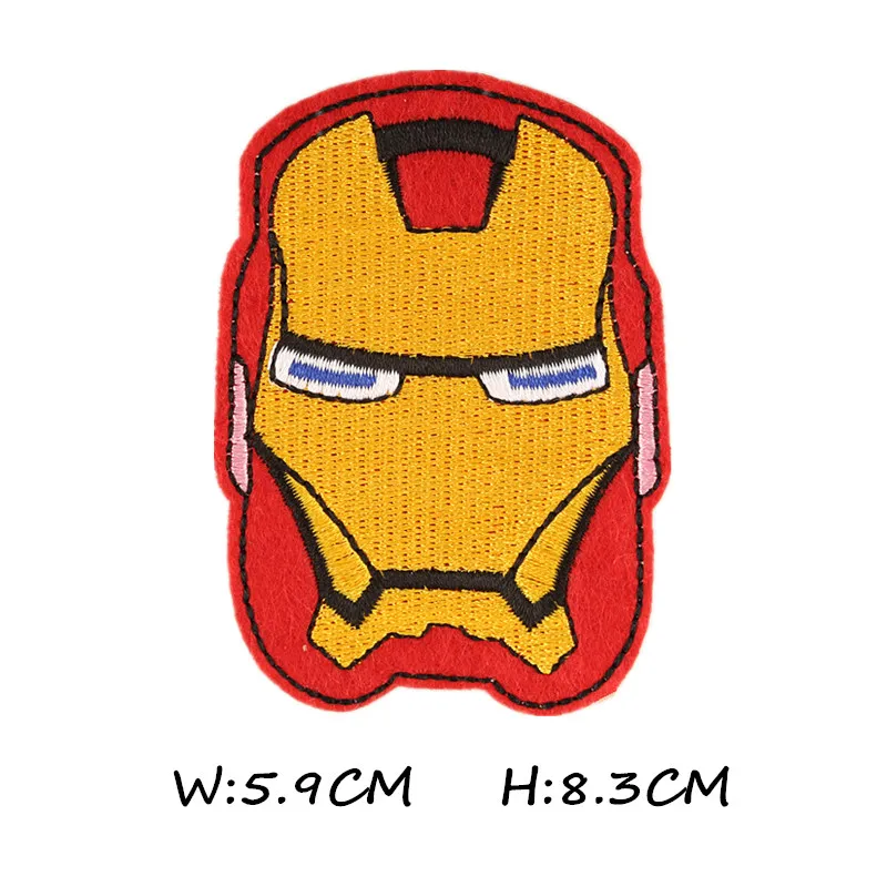 1 шт. значки Marvel Avengers Hero нашивка с утюгом для вышивки сделай сам одежда аксессуары