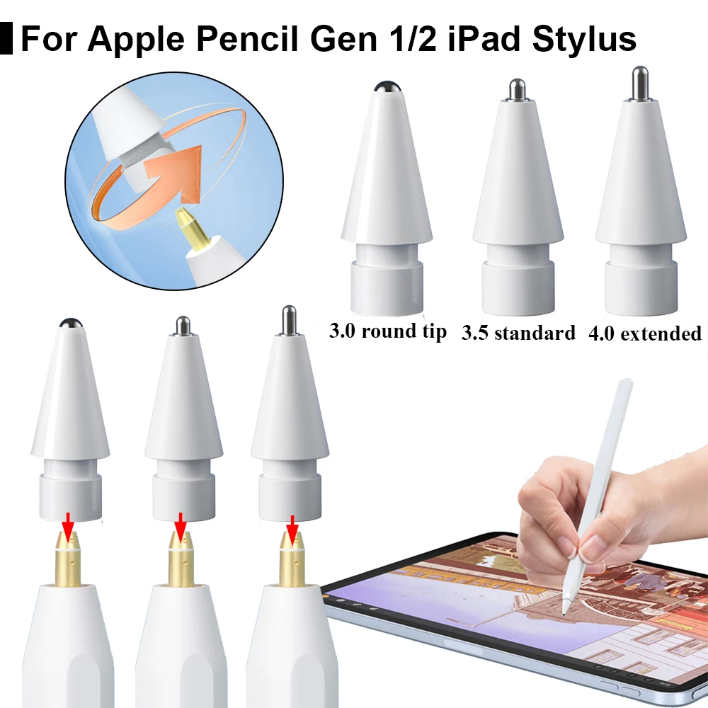 Apple Pencil Tips For Apple Pencil 1st 2nd Generation Replacement Tip