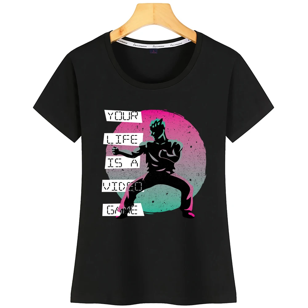 Топы Футболка Для женщин парным Пастель Гот видео игры ниндзя органические