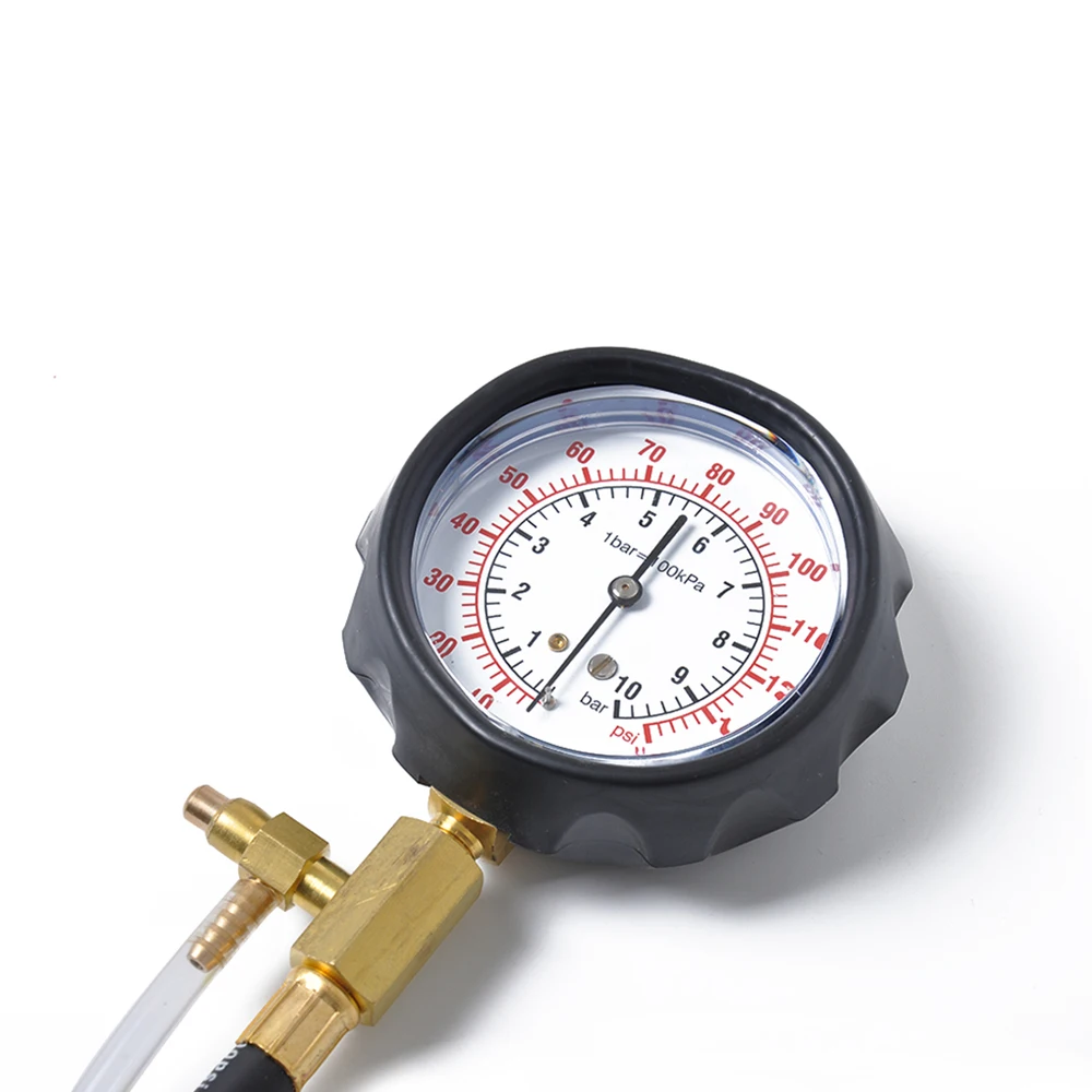 0-140 PSI топливный насос инжектор тестер Манометр бензиновый автомобиль аксессуары