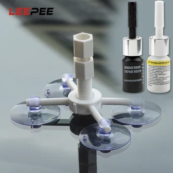 

LEEPEE Auto Care Windscreen Glass Scratch Crack Restore Quick Fix Window Screen Polishing DIY Car Windshield Repair Kits