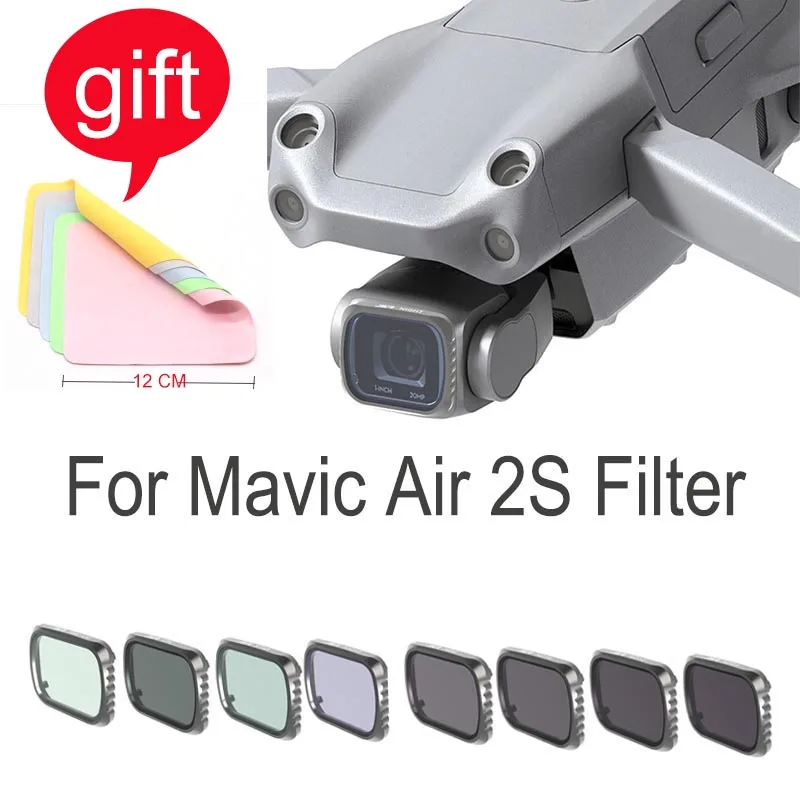 Для DJI Mavic Air 2S Combo Filter Drone UV/CPL/ND4/8/16/32/64/1000 PL комплект нейтральных полярных фильтров с