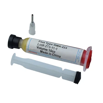 

1PCS 10cc RMA-223 Soldering Paste DIY Flux Grease RMA223 for Chips Computer Phone Repair Tool with Needle Piston