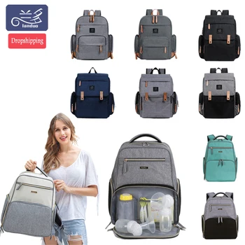 

2019 LAND Mommy Diaper Bags BACKPACK Landuo Mummy Large Capacity Travel Nappy Backpacks Convenient Baby Nursing Bags MPBJ08