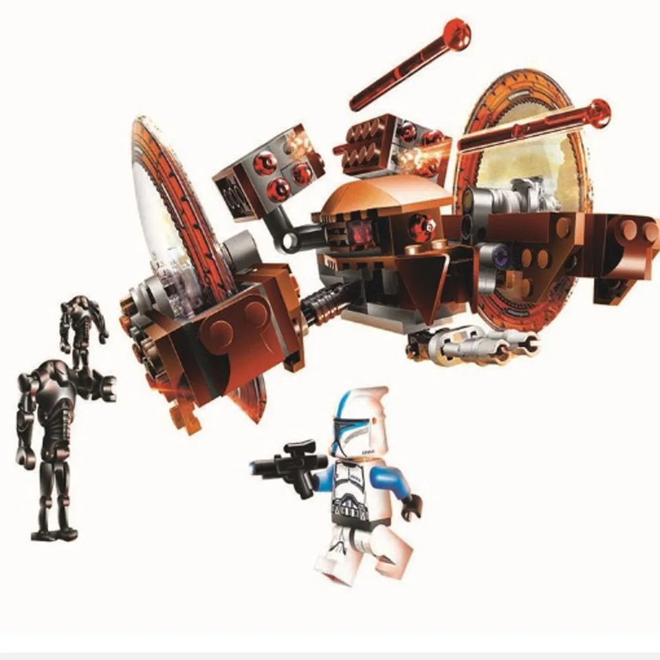 

Bela 10370 Compatible legoinglys Star Wars Hailfire Droid 75085 Building Blocks Figure Educational Toys for Children Gift