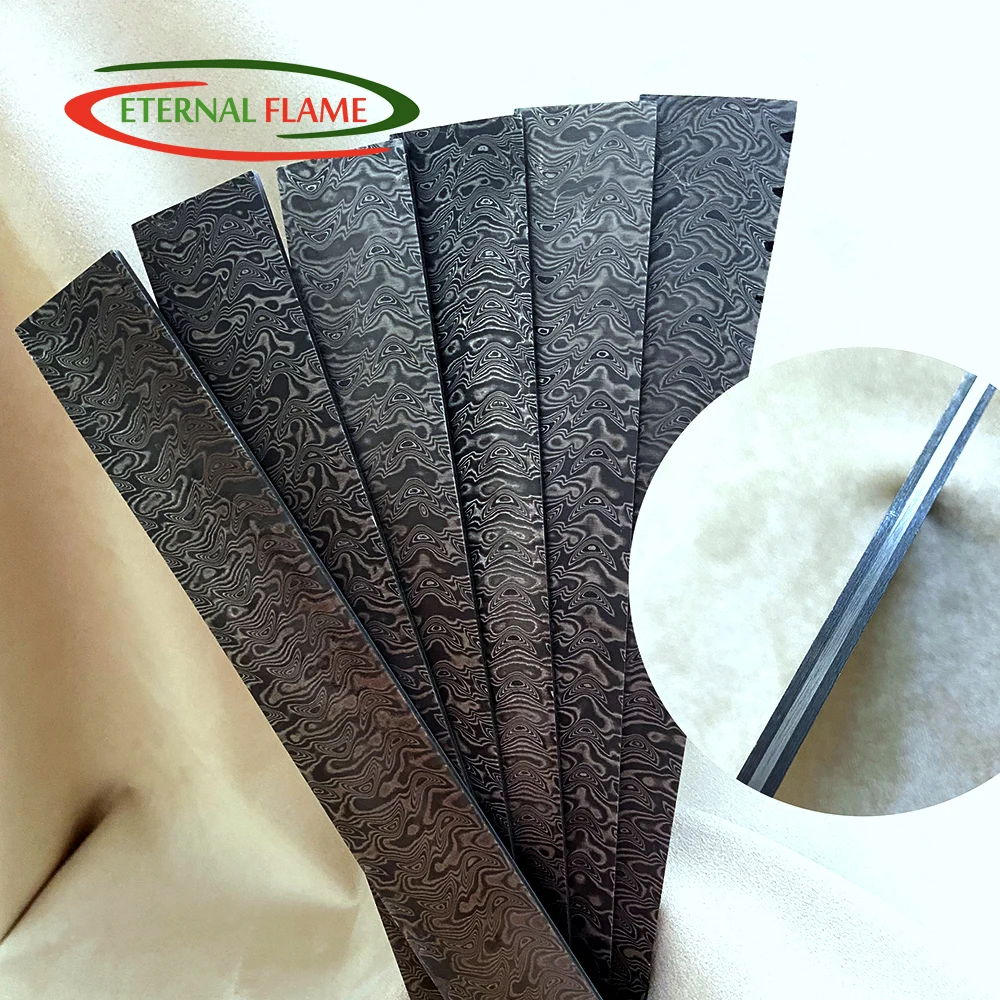 Порошок с вечным огнем, дамасская сталь, материал без надписей, сделай сам, сэндвич в американском стиле, дамасский порошок типа CTS-XHP, сталь на поверхности Порошок с вечным огнем, дамасская сталь, материал без надписей, сделай сам, сэндвич в американском стиле, дамасский порошок типа CTS-XHP, сталь на поверхности