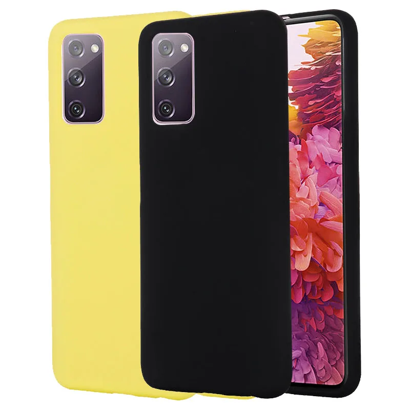 

For SamSung S20 FE Case Ultra thin high quality smooth Silicone shockproof Back Cover For SamSung S20 Fan Edition S20 Lite Cases