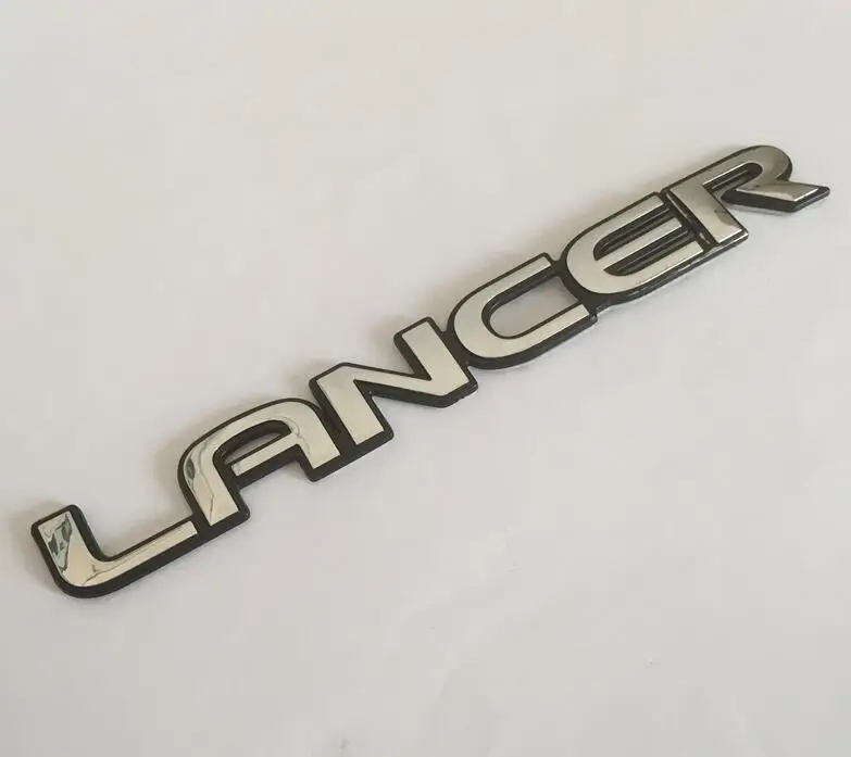 10 шт. ABS LANCER футболки с забавными изображениями задние наклейки на багажник эмблема значок наклейка авто аксессуары - Название цвета: 1