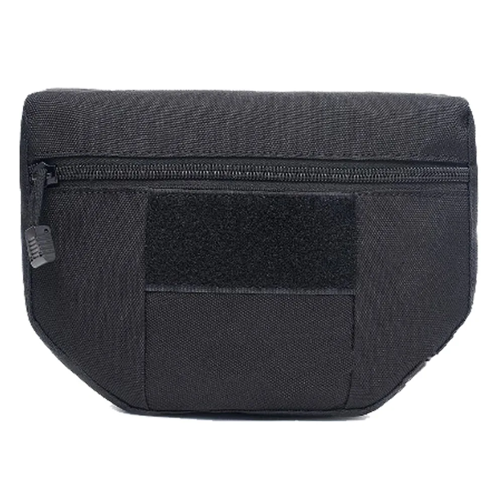 Black 1000D тактическая сумка, военная сумка для живота, сумка для живота, сумка для аксессуаров, сумка для журналов, сумка-жилет для охоты на открытом воздухе - Цвет: Black
