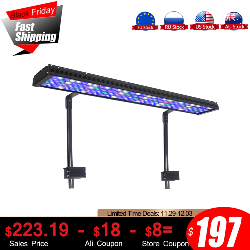 

Programmable aquarium led lighting reef lamp led aquarium uv led for marine fish lights in the aquarium PopBloom Newest MJ7BP1