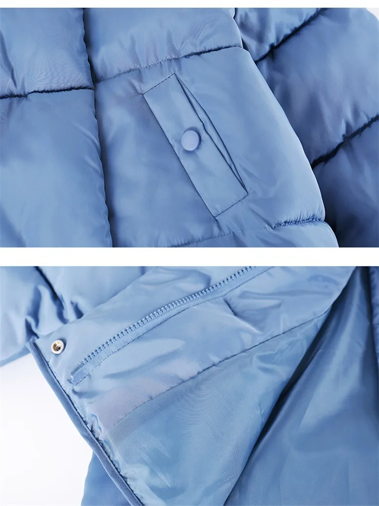 7 цветов Корейская короткая черная зимняя куртка с капюшоном Женская парка Новая Осенняя Зимняя Повседневная Свободная куртка-пузырь теплая куртка-пуховик