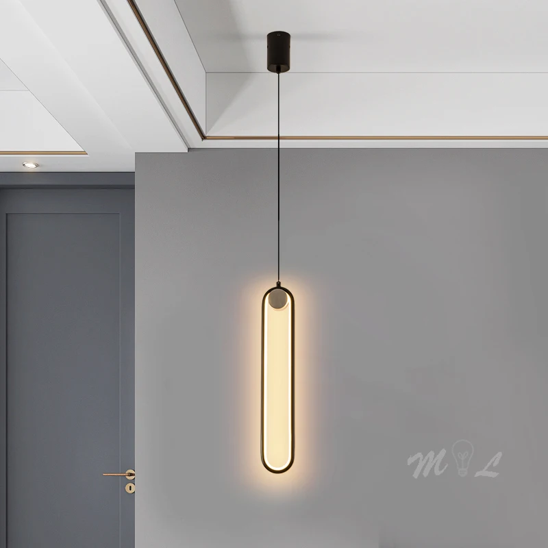 Modern Minimalist Pendant Lamps for Bedroom Living Room Light Led Hanging Kitchen Fixtures Dining Luminaires | Лампы и освещение