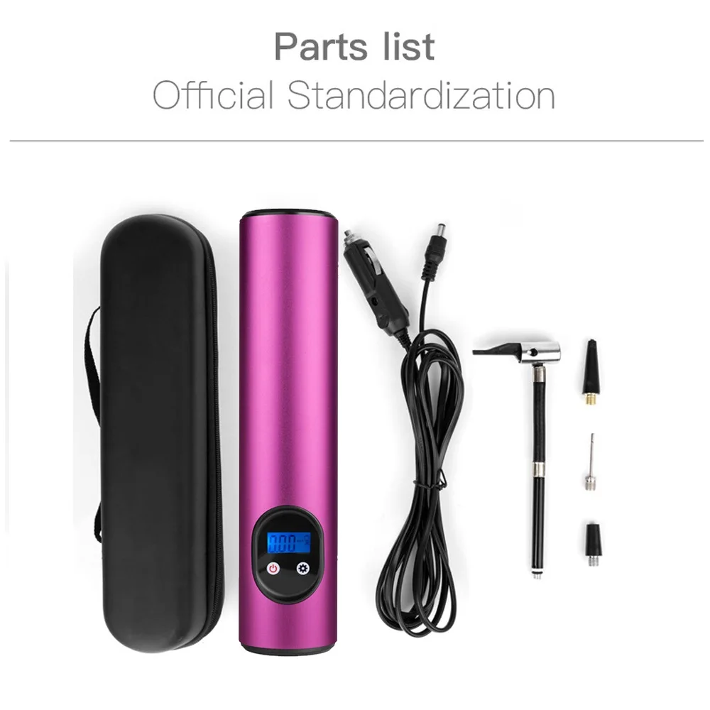 

12V Electric Car Tyre Wheel Air Compressor Pump Inflator Portable Trachea Bag