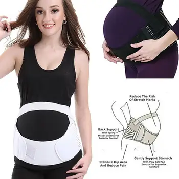 

Pregnant Women Abdominal Belt Maternity Belly Belt Safety Waist Protector Care Belt Abdomen Support Pregnancy Bandage Prena J0K5