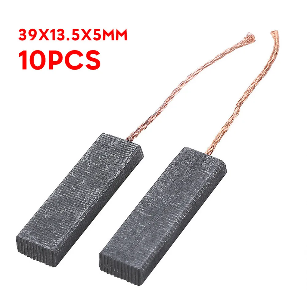 2/4/10pcs Motor Carbon Brush Set 39x13.5x5Mm For Siemens Washing Machine Electric Drill Angle Grinder For Electric Motors tool