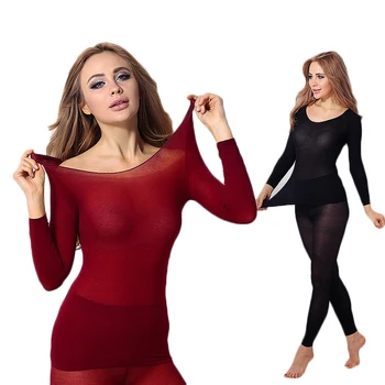 

Warm Woman Clothes Winter Thermal Two Piece Set Women Thermal Clothing Ladies Sets Long John Warm Suit ropa termica mujer