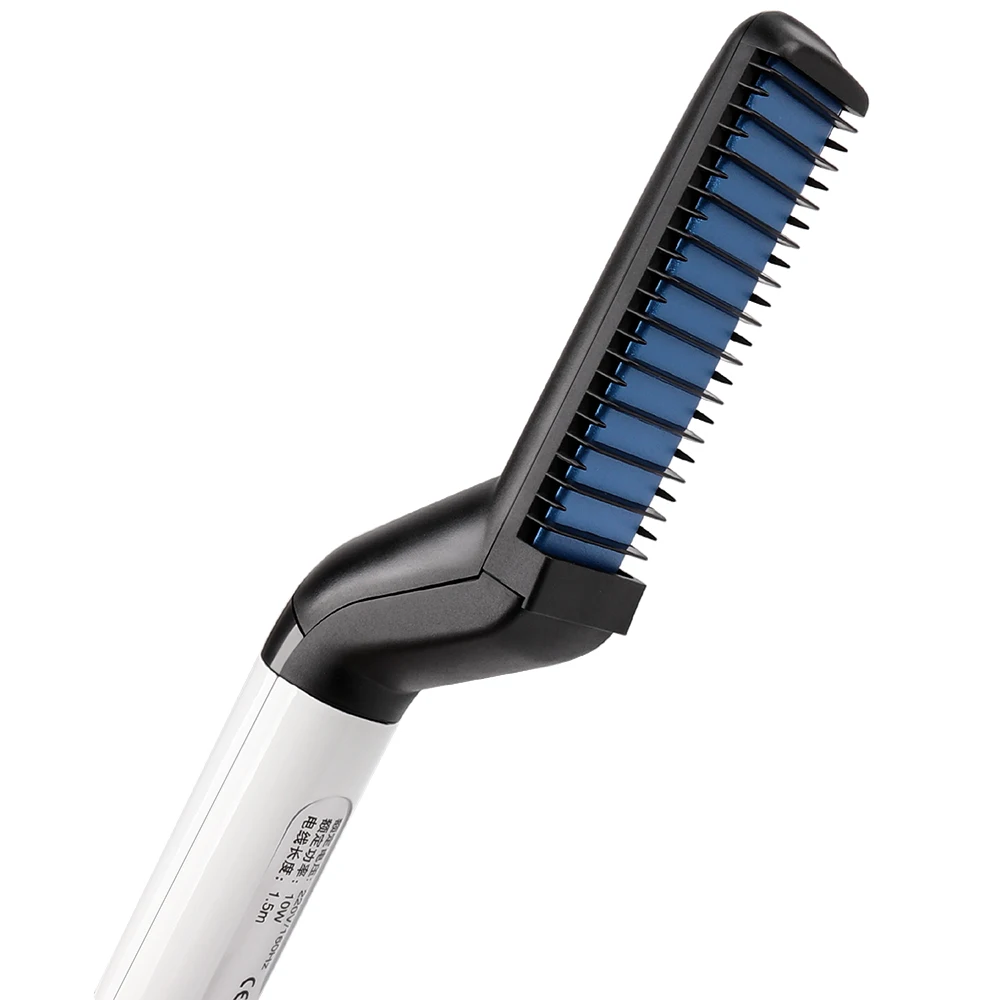 Multifunctional Beard Straightener Heated man's Hair Beard Flat Iron Quick Straightening Beard Brush Show Cap Tool Dropshipping