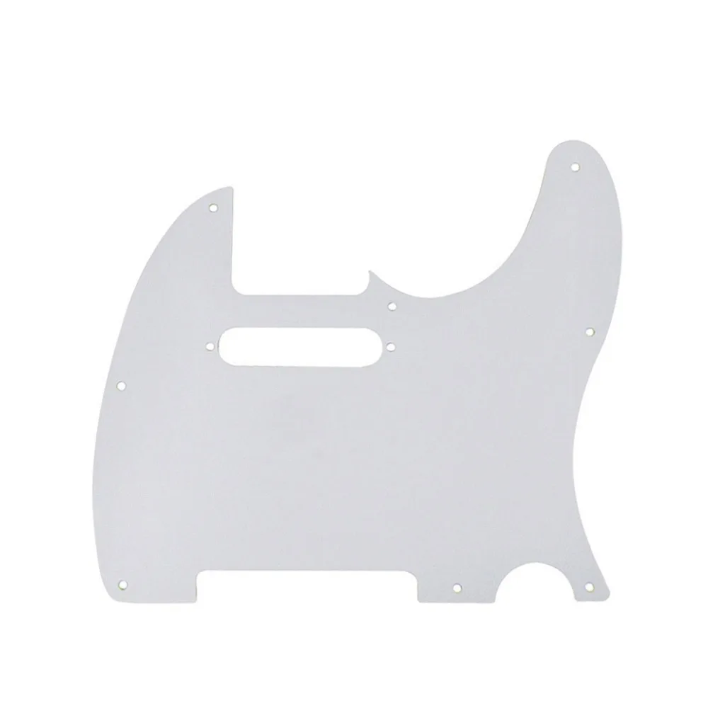 FLEOR левша Guitar pick guard pick Guard царапина пластина белая 3Ply Для Tele style Guitar