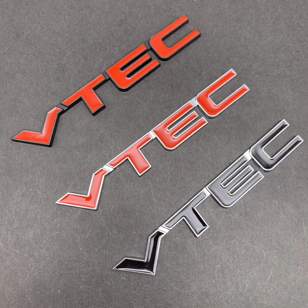 Стайлинг автомобиля 3D стикер VTEC Металлическая Автомобильная наклейка эмблема