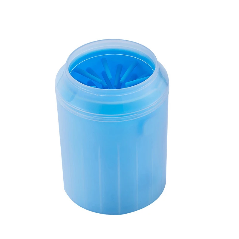 Dog Paw Cleaner Cup Soft Silicone Combs Portable Outdoor Pet Foot Washer Paw Clean Brush Quickly Wash Foot Cleaning Bucket