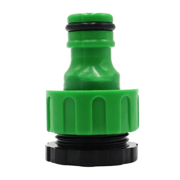 

Plastic 1/2 Inch Garden Hose Tap Quick Connectors Kit For Join Garden Water Pipe Tube Faucet Connectors Two-way Straight Nipple