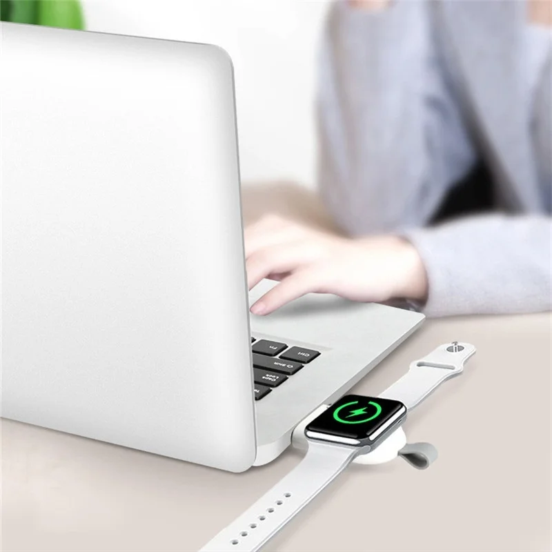 USB Портативный Беспроводной Зарядное устройство Док-станция Подставка держатель для Apple Watch 1/2/3/4/5 для док-станции зарядного устройства для телефона на магните с Зарядное устройство