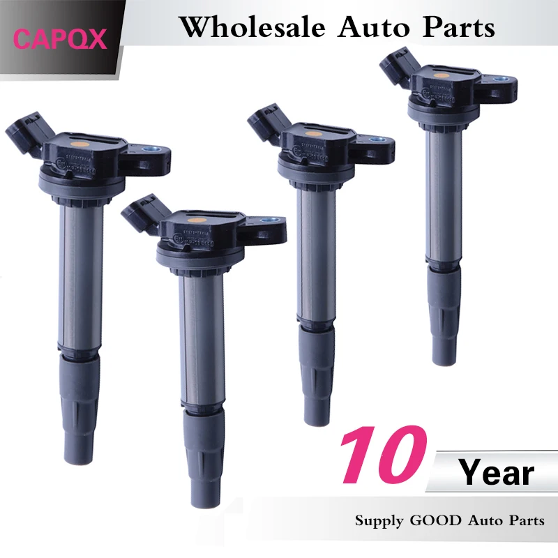 4 шт. катушка зажигания CAPQX 90919-02258 для CT200H VERSO Corolla AURIS PRIUS AVENSIS E'Z RAV4 YRIS VIOS WISH LEVIN 2009- |