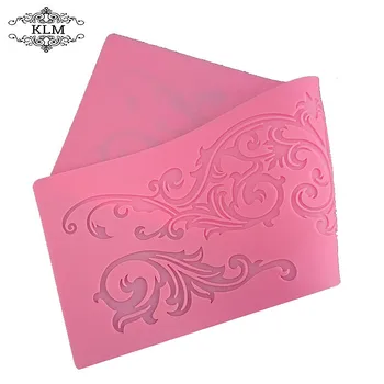 

KLMLace cake mold silicone baking mold lace embossing mat is suitable for cake shop wedding multi-layer cake border decoration
