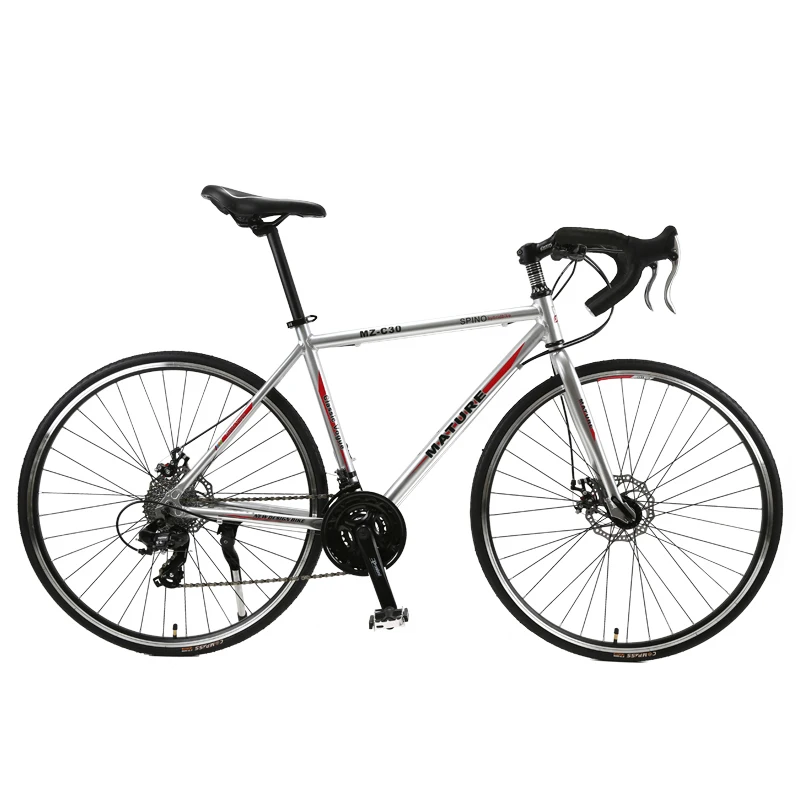 700C дорожный велосипед 21/27/30 скоростей ультра светильник рама из алюминиевого сплава двойной дисковый тормоз высокое качество студент дорожная Велосипеды велосипеда