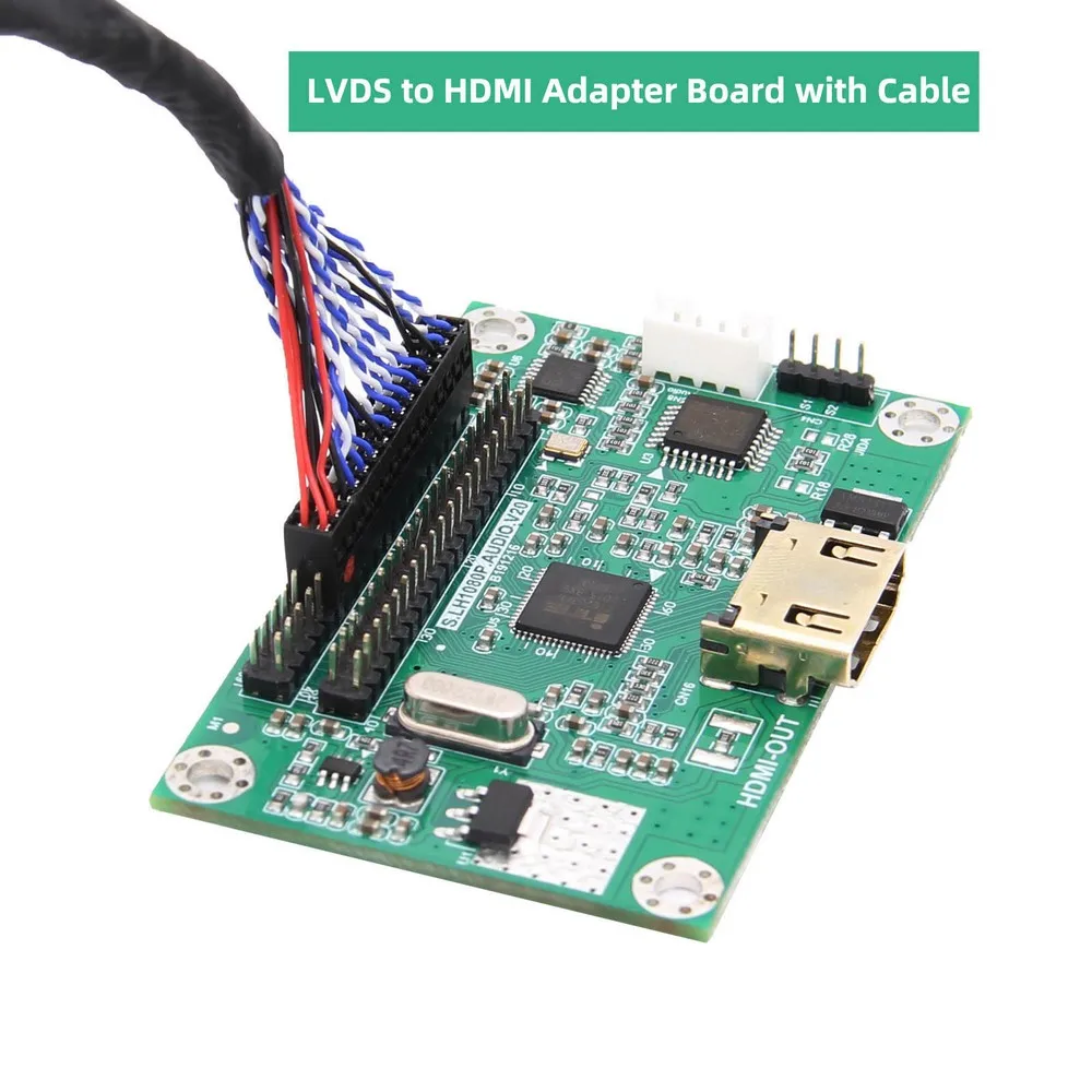 LVDS Driver Board-LVDS to HDMI Adapter Converter Supports 1080P Resolution