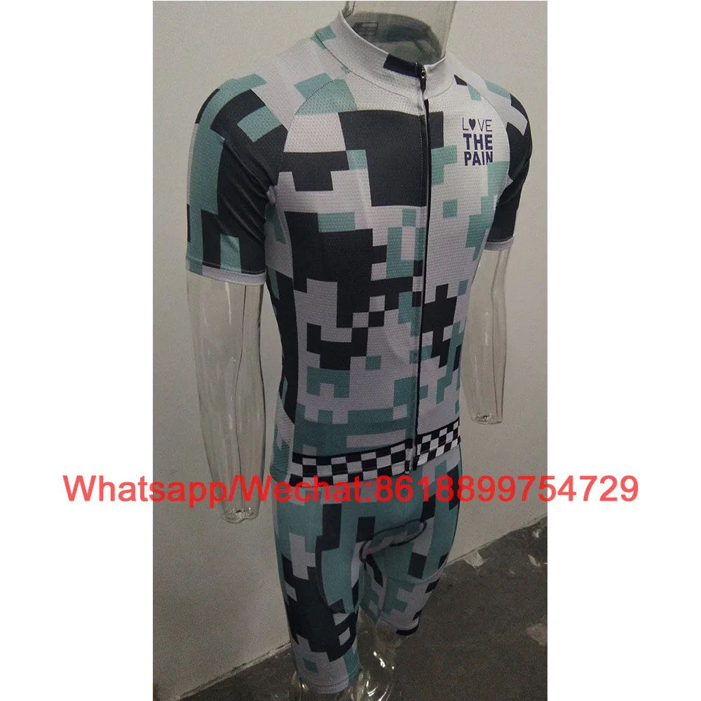 Bike Jersey Short Sleeve Green Summer Men Aero Cycling Shirts Tops Sear Bicycle Maillot Ropa Ciclismo Hombre Verano Make In USA